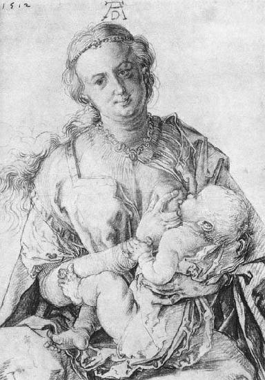 Albrecht Durer The Virgin Nursing the Child